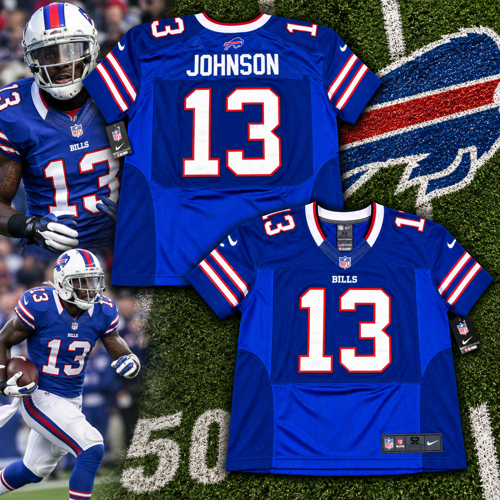 Buffalo Bills Stevie Johnson Nike Elite Jersey 52 2XL NWT Deadstock NFL